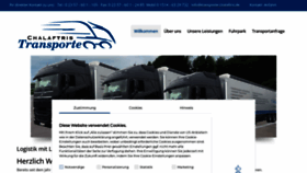 What Transporte-chalaftris.de website looks like in 2024 
