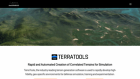 What Terrasim.com website looks like in 2024 