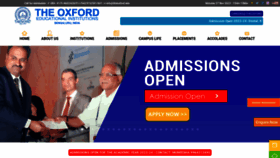 What Theoxford.edu website looks like in 2024 