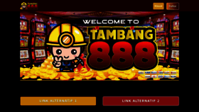 What Tambang888.pro website looks like in 2024 