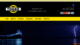 What Tonerelectric.com website looks like in 2024 