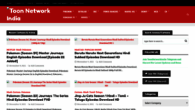 What Toonnetworkindia.net website looks like in 2024 