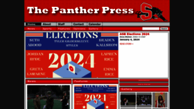 What Thepantherpress.org website looks like in 2024 