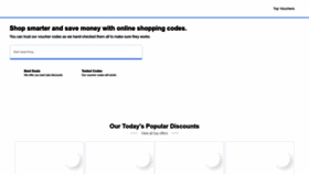 What Thediscountcodes.co.uk website looks like in 2024 