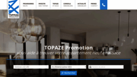 What Topaze-construction.com website looks like in 2024 