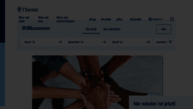 What Thieme.de website looks like in 2024 