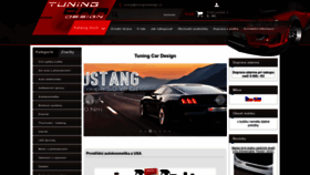What Tuningcardesign.cz website looks like in 2024 