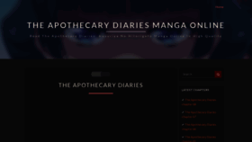 What Theapothecarydiaries.com website looks like in 2024 