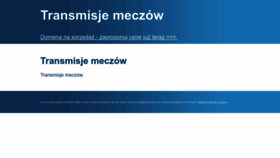 What Transmisjemeczow.pl website looks like in 2024 