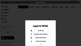 What Tivtok.com website looks like in 2024 
