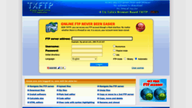 What Txftp.com website looks like in 2024 