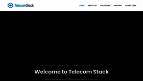 What Telecomstack.com website looked like in 2024 (1 year ago)