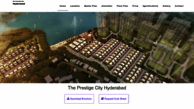 What Theprestigecityhyderabad.gen.in website looks like in 2024 