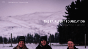 What Thefairlightfoundation.org website looked like in 2024 (1 year ago)