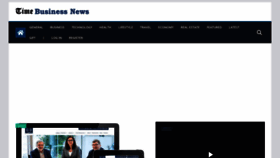 What Timebusinessnews.com website looks like in 2024 