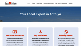 What Toursantalya.com website looks like in 2024 