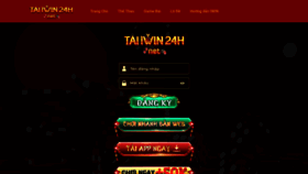 What Taiiwin24h.net website looks like in 2024 