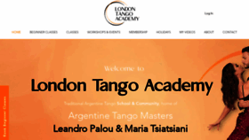 What Tangoacademy.co.uk website looks like in 2024 