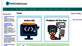 What Techcrashcourse.com website looks like in 2024 