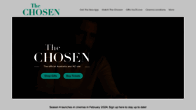 What Thechosentv.com.au website looks like in 2024 