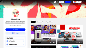 What Thesia.com.ar website looks like in 2024 