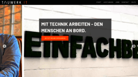 What Tauwerk-it.de website looked like in 2024 (1 year ago)
