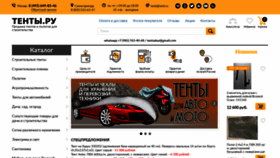 What Tenti.ru website looks like in 2024 