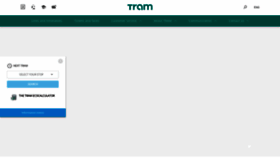 What Tram.cat website looks like in 2024 