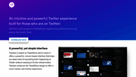 What Tweetenapp.com website looks like in 2024 