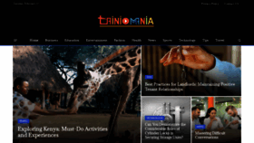 What Tainiomania.net website looks like in 2024 