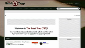 What Thesandtrap.com website looks like in 2024 