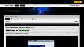 What Tinyportal.net website looks like in 2024 