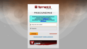 What Torrent.lt website looks like in 2024 
