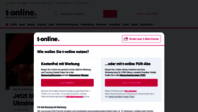 What T-online.de website looks like in 2024 