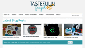 What Tastefullyfrugal.org website looks like in 2024 