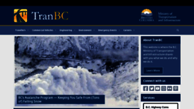 What Tranbc.ca website looks like in 2024 