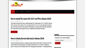 What Tipsonubuntu.com website looks like in 2024 