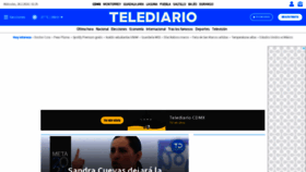 What Telediario.mx website looks like in 2024 