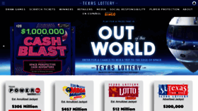 What Txlottery.org website looked like in 2024 (2 years ago)