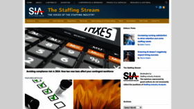 What Thestaffingstream.com website looks like in 2024 