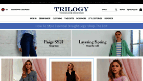 What Trilogystores.co.uk website looks like in 2024 