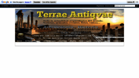 What Terraeantiqvae.com website looks like in 2024 