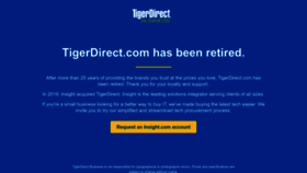 What Tigerdirect.com website looks like in 2024 