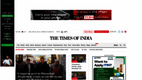What Timesofindia.com website looks like in 2024 