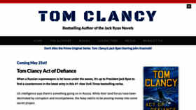 What Tomclancy.com website looks like in 2024 