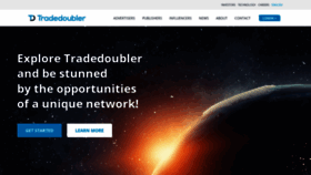 What Tradedoubler.com website looks like in 2024 