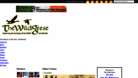 What Thewildgeese.com website looks like in 2024 