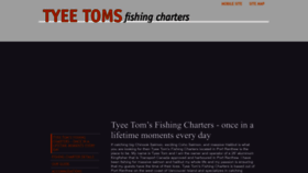 What Tyeetomsfishing.com website looks like in 2024 