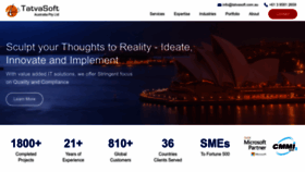 What Tatvasoft.com.au website looks like in 2024 
