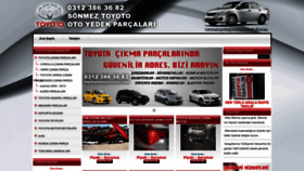 What Toyotayedekparcalari.com website looks like in 2024 
